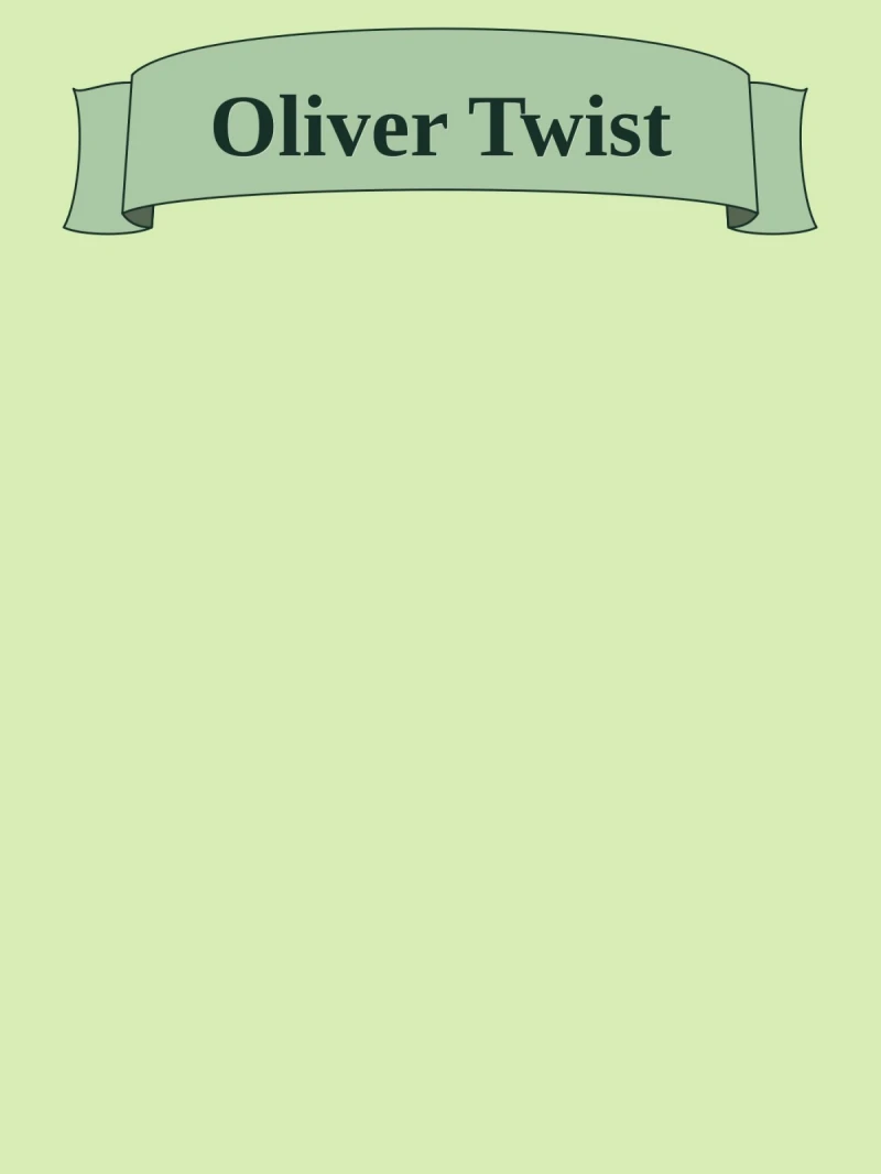 Portada: Oliver Twist