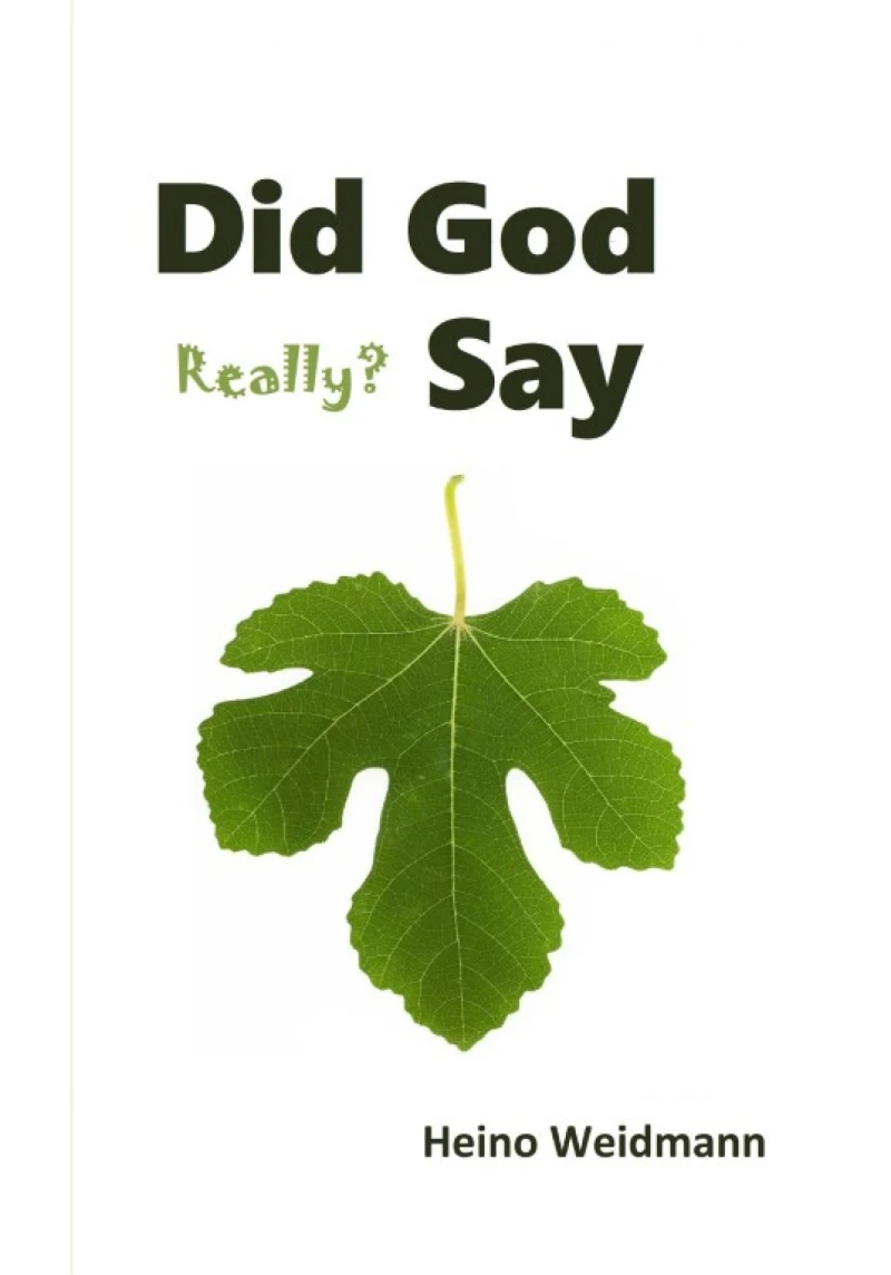 Portada: Did God Really? Say