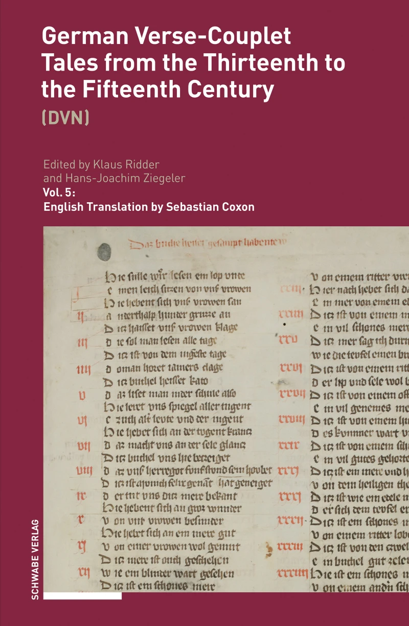 Portada: German Verse-Couplet Tales from the Thirteenth to the Fifteenth Centuries