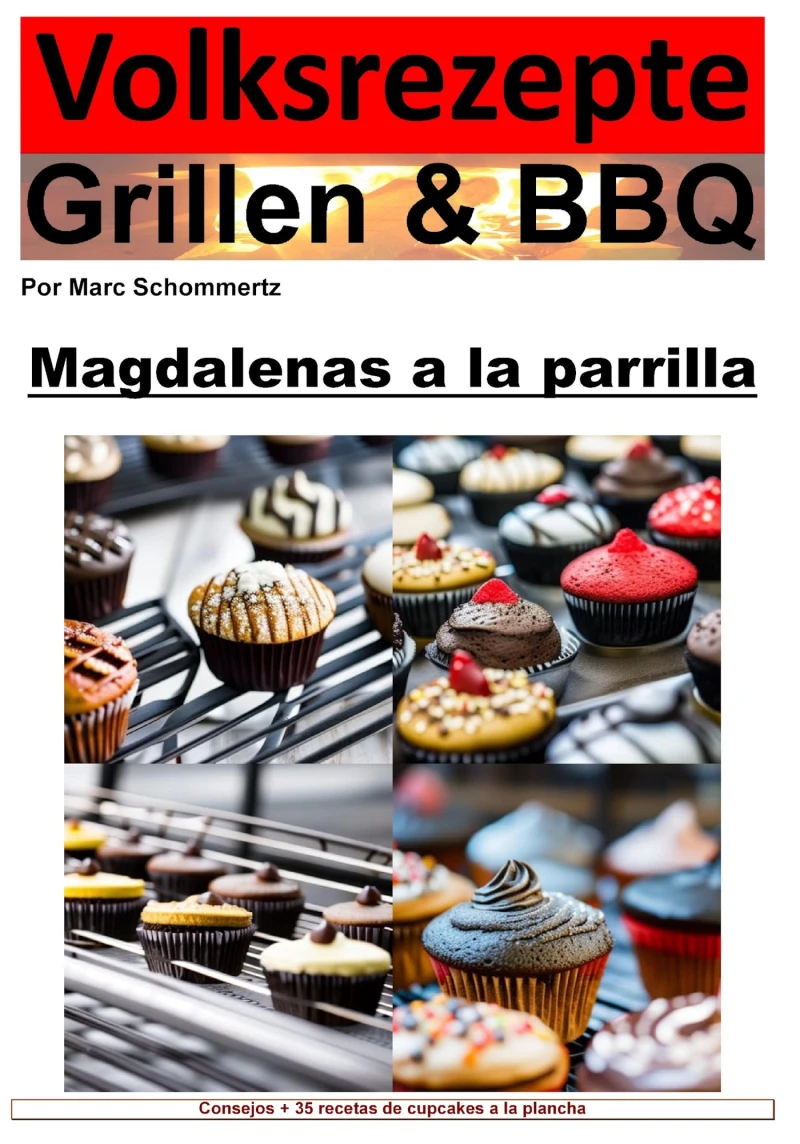 Portada: Recetas populares a la parrilla y barbacoa: pastelitos a la parrilla