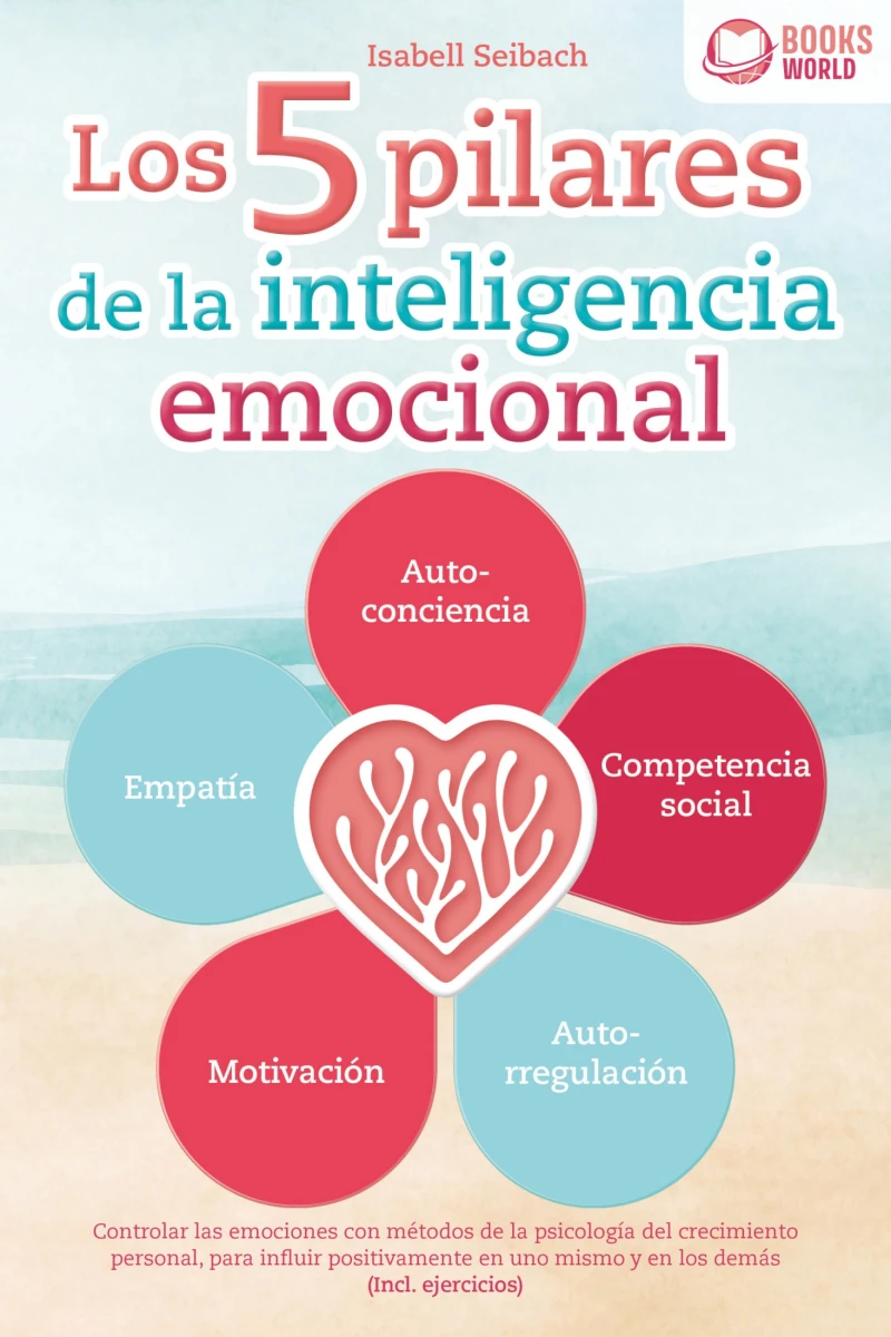 Portada: Los 5 pilares de la inteligencia emocional: Controlar las emociones con métodos de la psicologia del crecimiento personal, para influir positivamente en uno mismo y en los demás (Incl. ejercicios)
