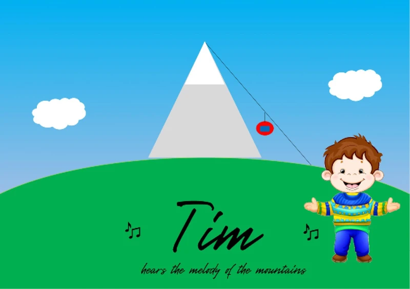 Portada: Tim hears the melody of the mountains