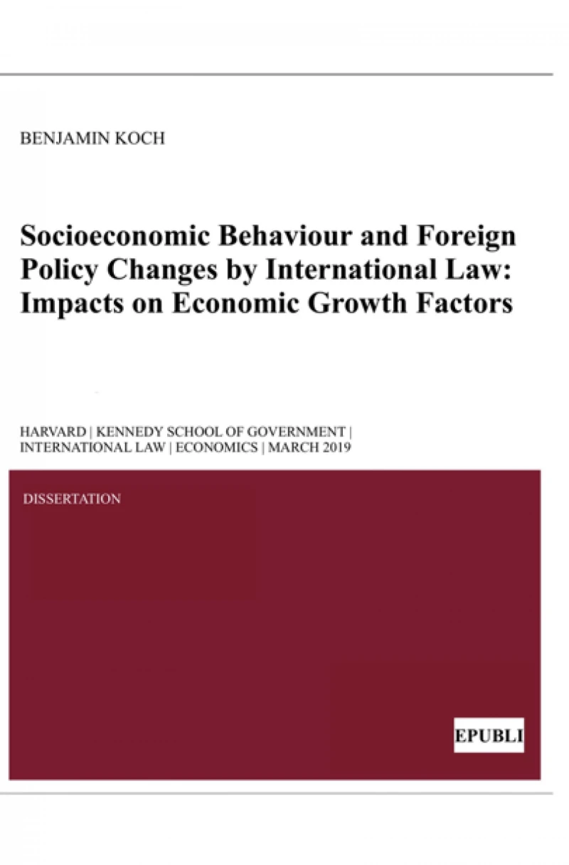 Portada: Socioeconomic Behaviour and Foreign Policy Changes by International Law