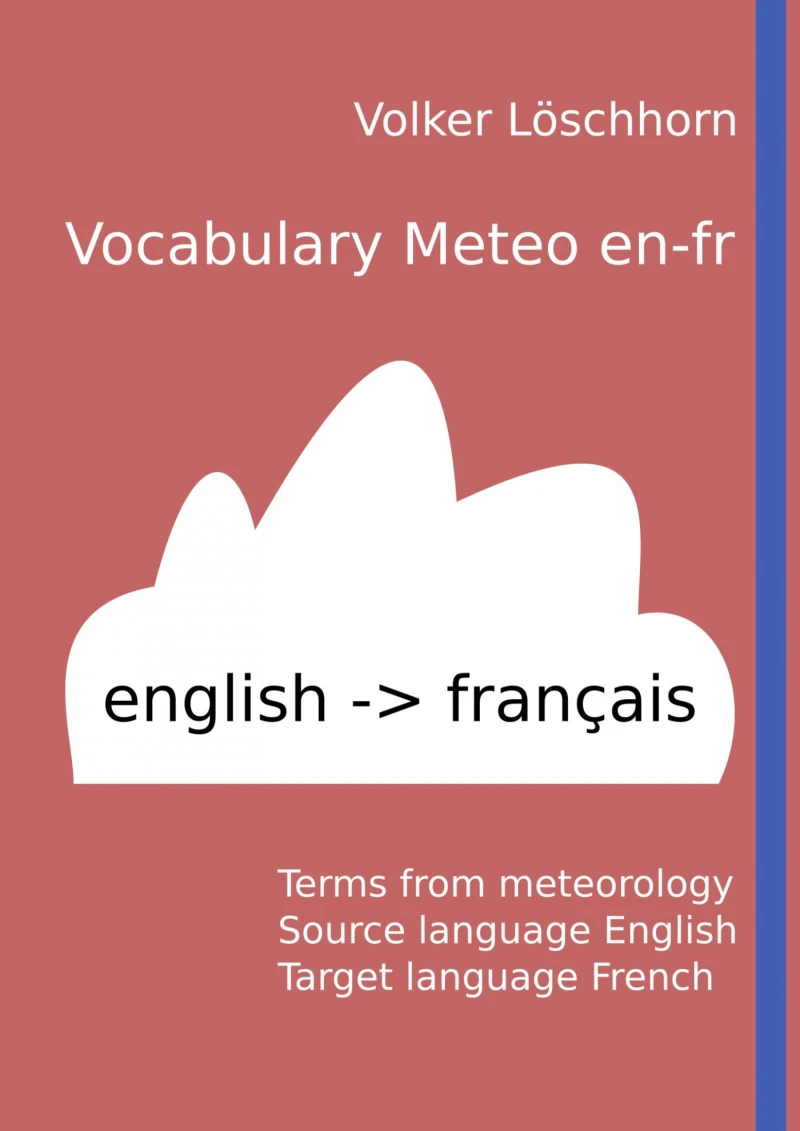 Portada: Vocabulary Meteo en-fr