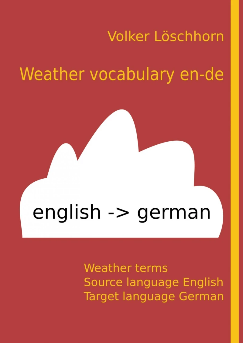 Portada: Weather vocabulary