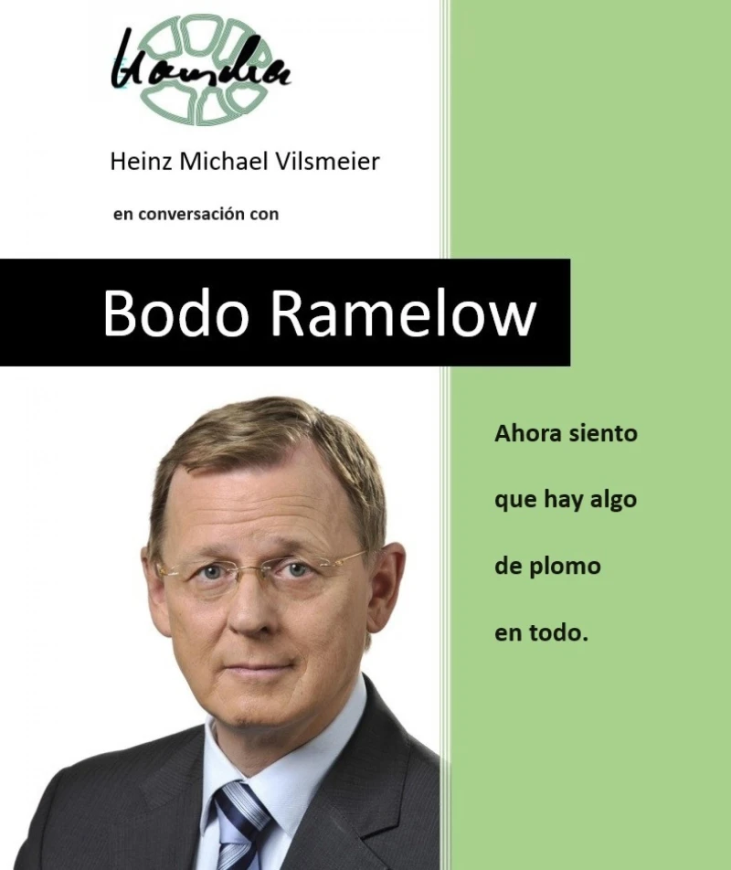Portada: Bodo Ramelow - Ahora siento que hay algo de plomo en todo.