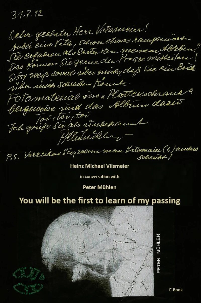 Portada: Peter Mühlen - You will be the first to learn of my passing.