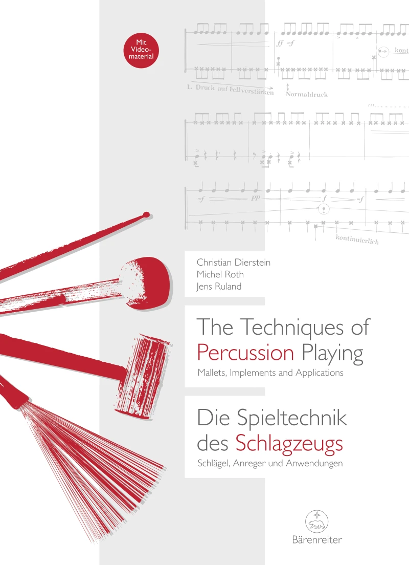 Portada: The Techniques of Percussion Playing / Die Spieltechnik des Schlagzeugs