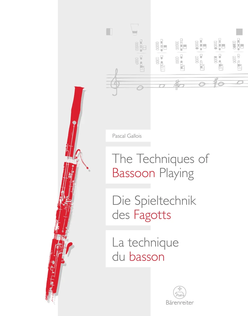 Portada: The Techniques of Bassoon Playing / Die Spieltechnik des Fagotts / La technique du basson