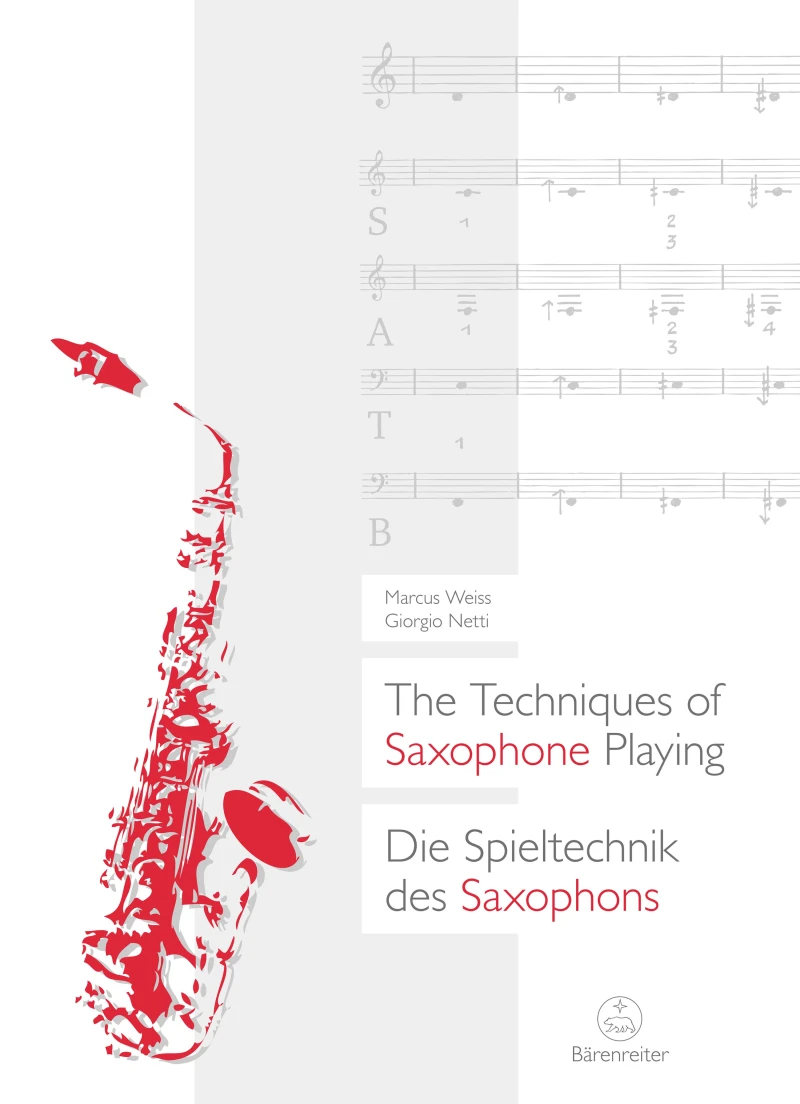 Portada: Die Spieltechnik des Saxophons / The Techniques of Saxophone Playing