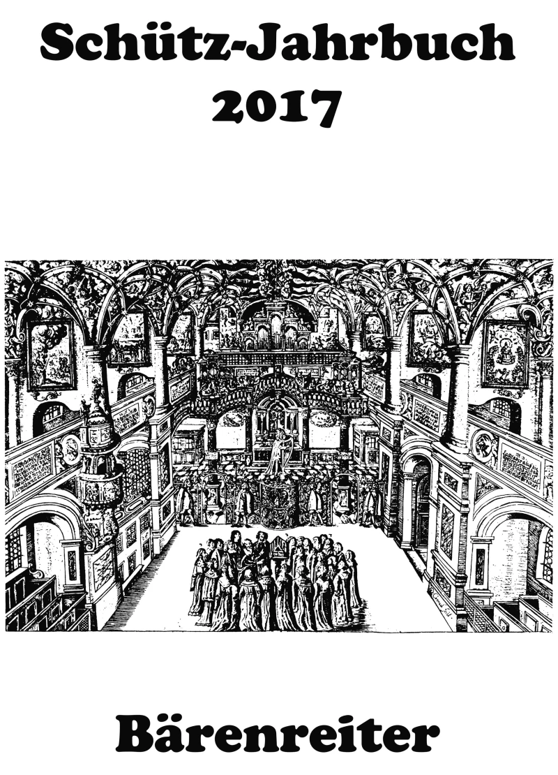 Portada: Schütz-Jahrbuch / Schütz-Jahrbuch 2017, 39. Jahrgang
