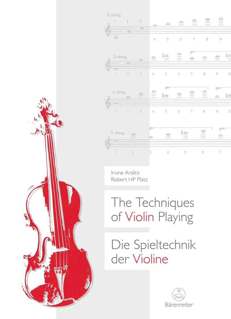 Portada: The Techniques of Violin Playing / Die Spieltechnik der Violine