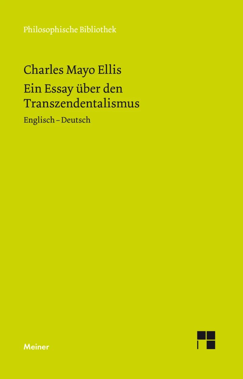 Portada: Ein Essay über den Transzendentalismus