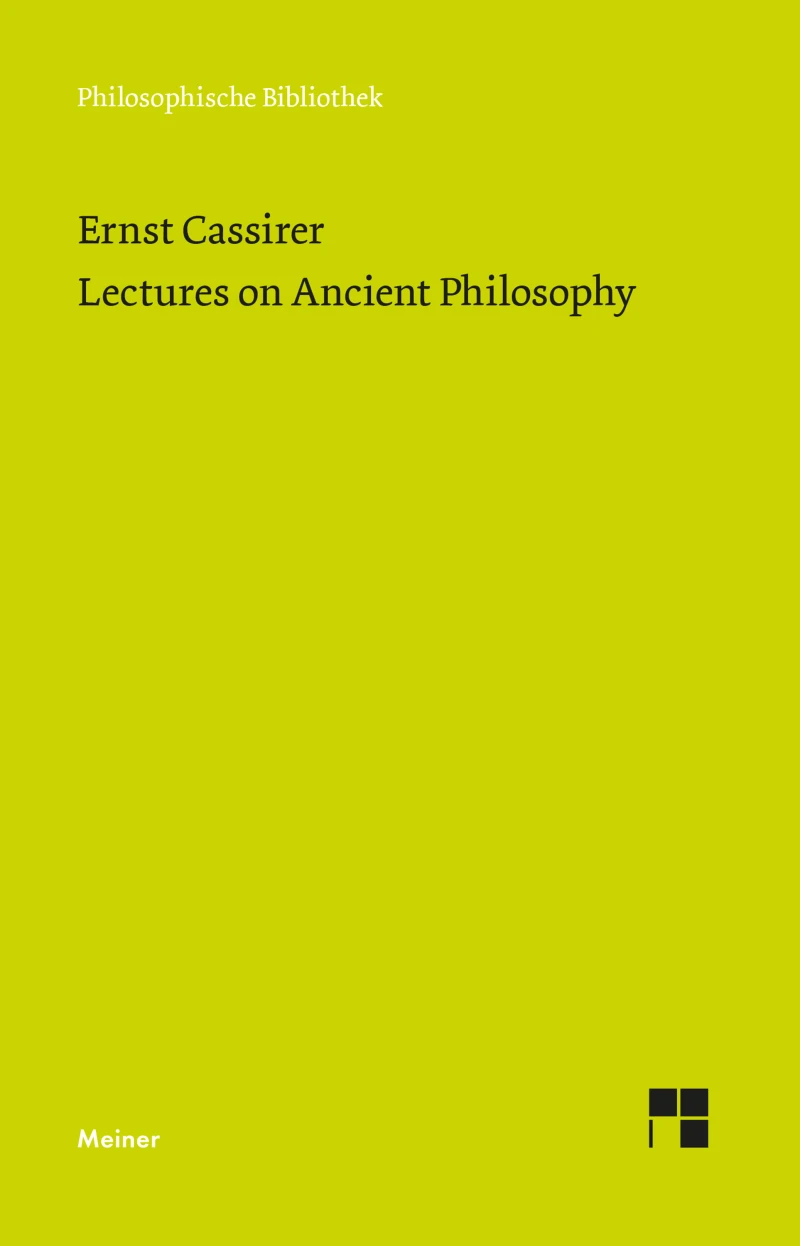 Portada: Lectures on Ancient Philosophy