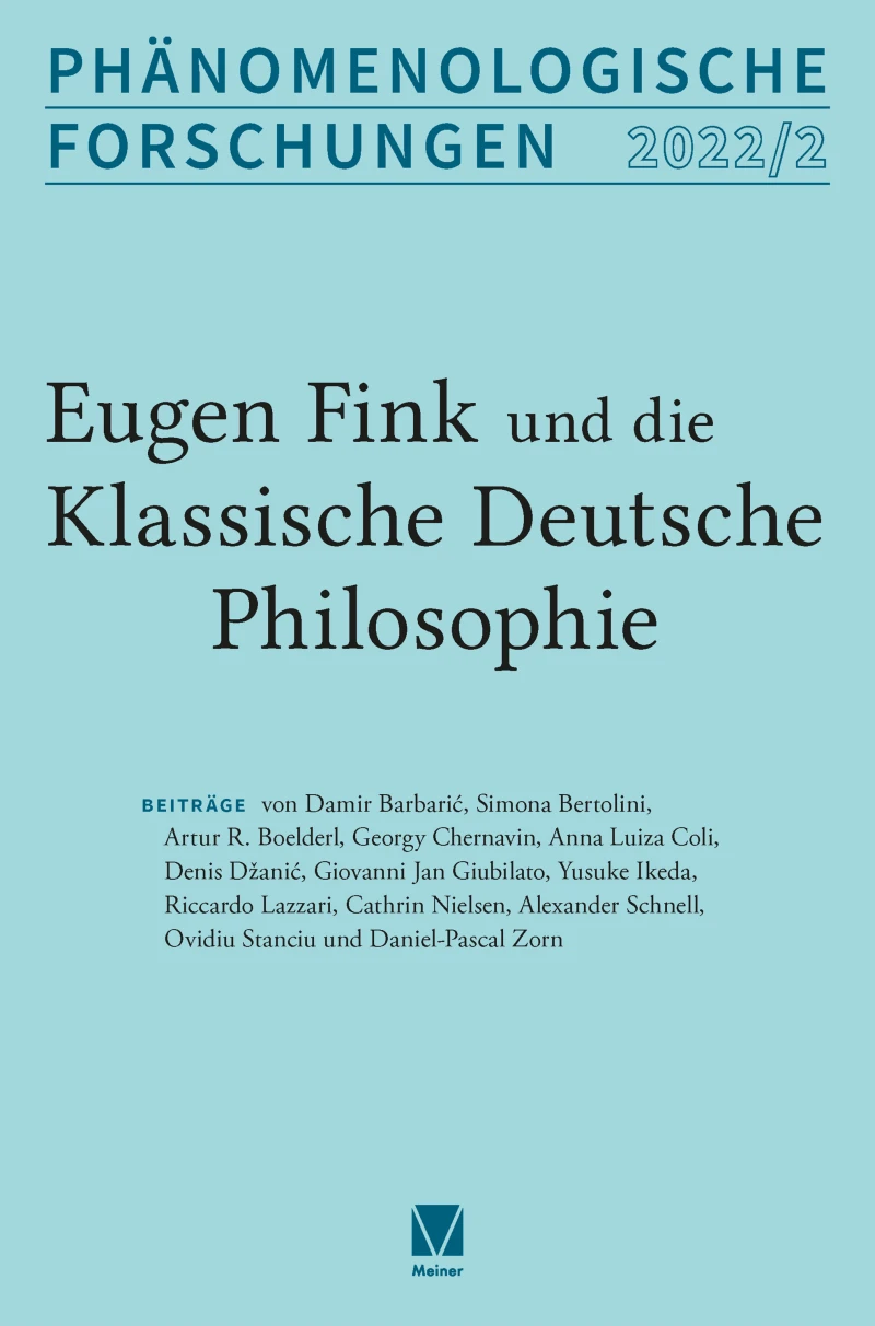 Portada: Eugen Fink und die Phänomenologie