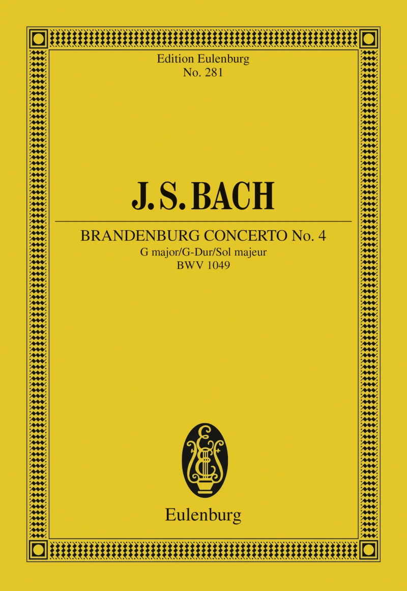 Portada: Brandenburg Concerto No. 4 G major