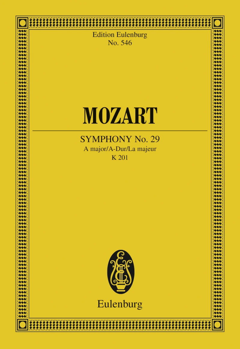 Portada: Symphony No. 29 A major