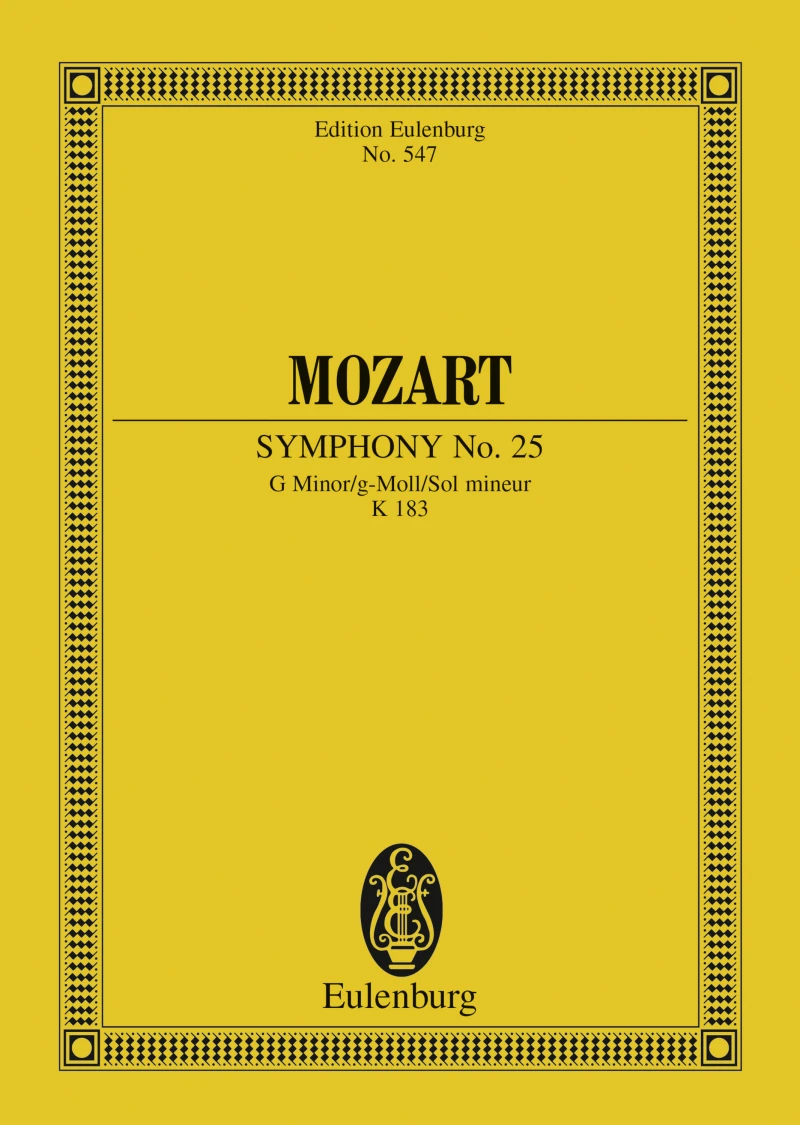 Portada: Symphony No. 25 G minor