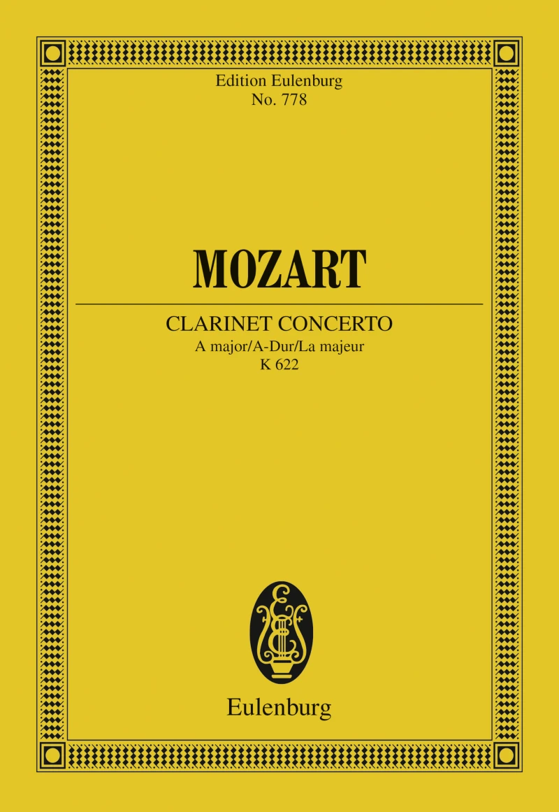 Portada: Clarinet Concerto A major
