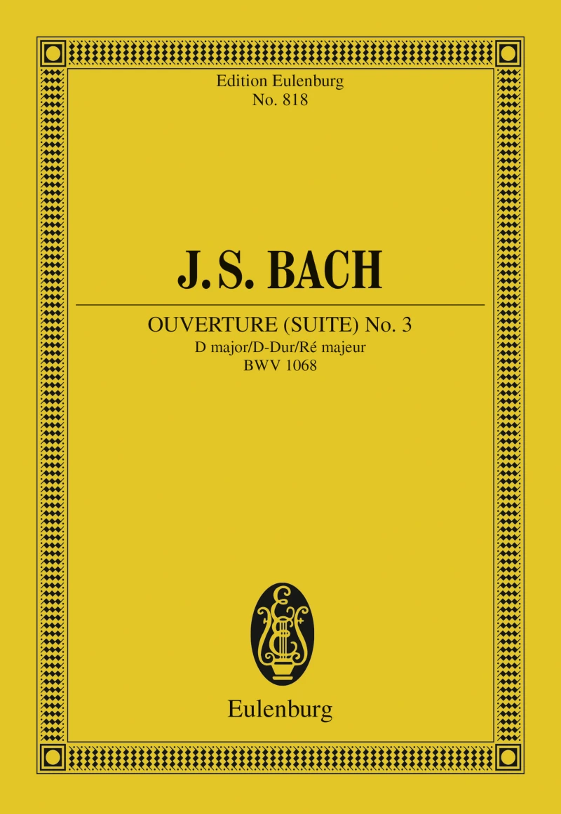 Portada: Overture (Suite) No. 3 D major