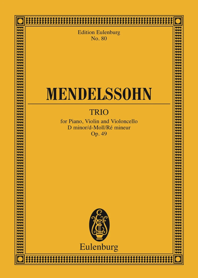 Portada: Piano Trio D minor