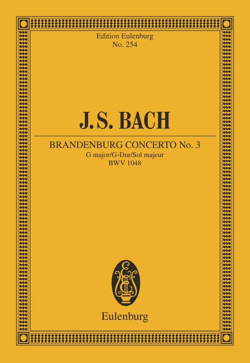 Portada: Brandenburg Concerto No. 3 G major