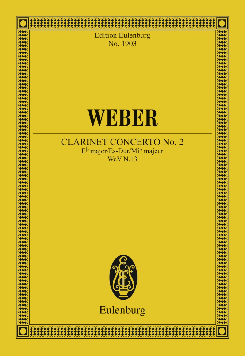 Portada: Clarinet Concerto No. 2 Eb major