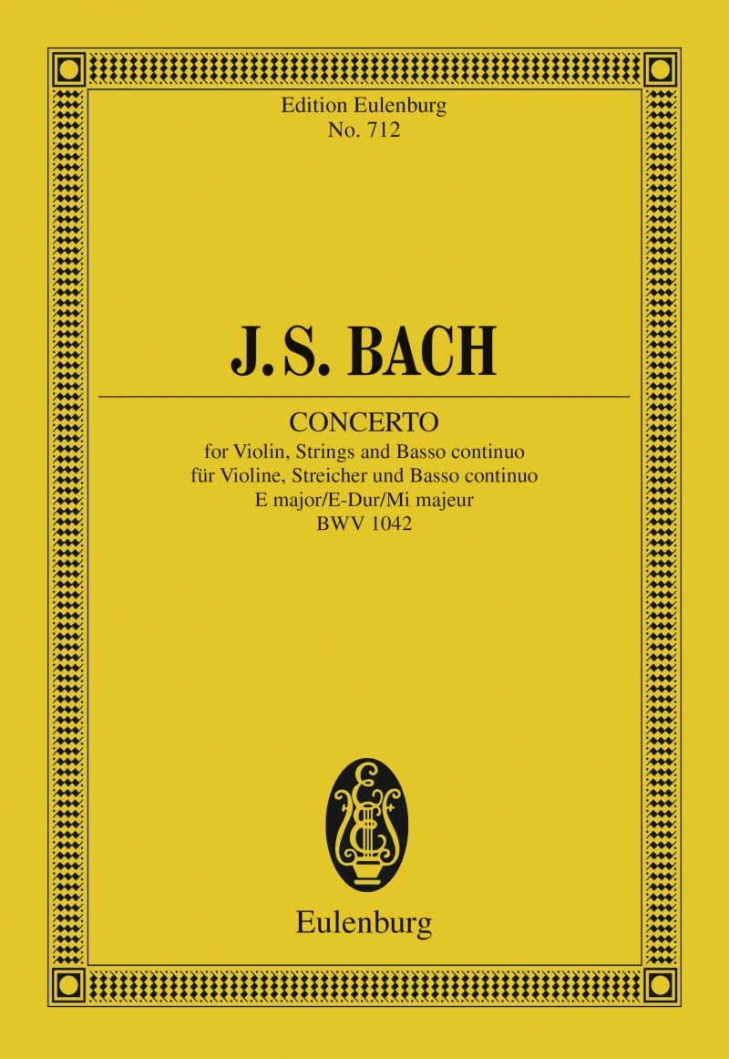 Portada: Violin Concerto, E major
