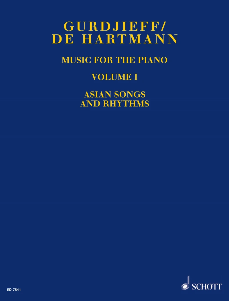 Portada: Music for the Piano Volume I