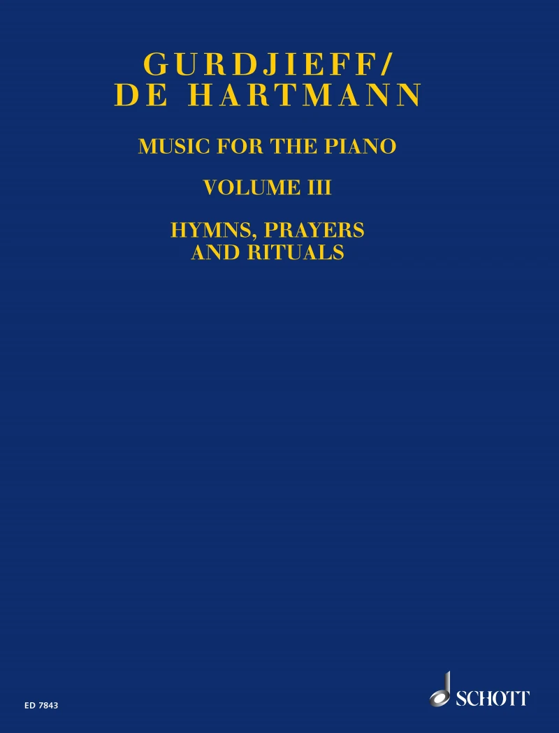 Portada: Music for the Piano Volume III