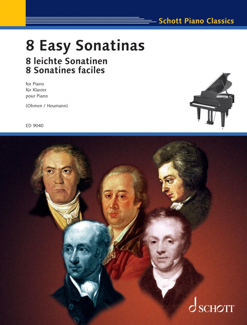 Portada: 8 Easy Sonatinas
