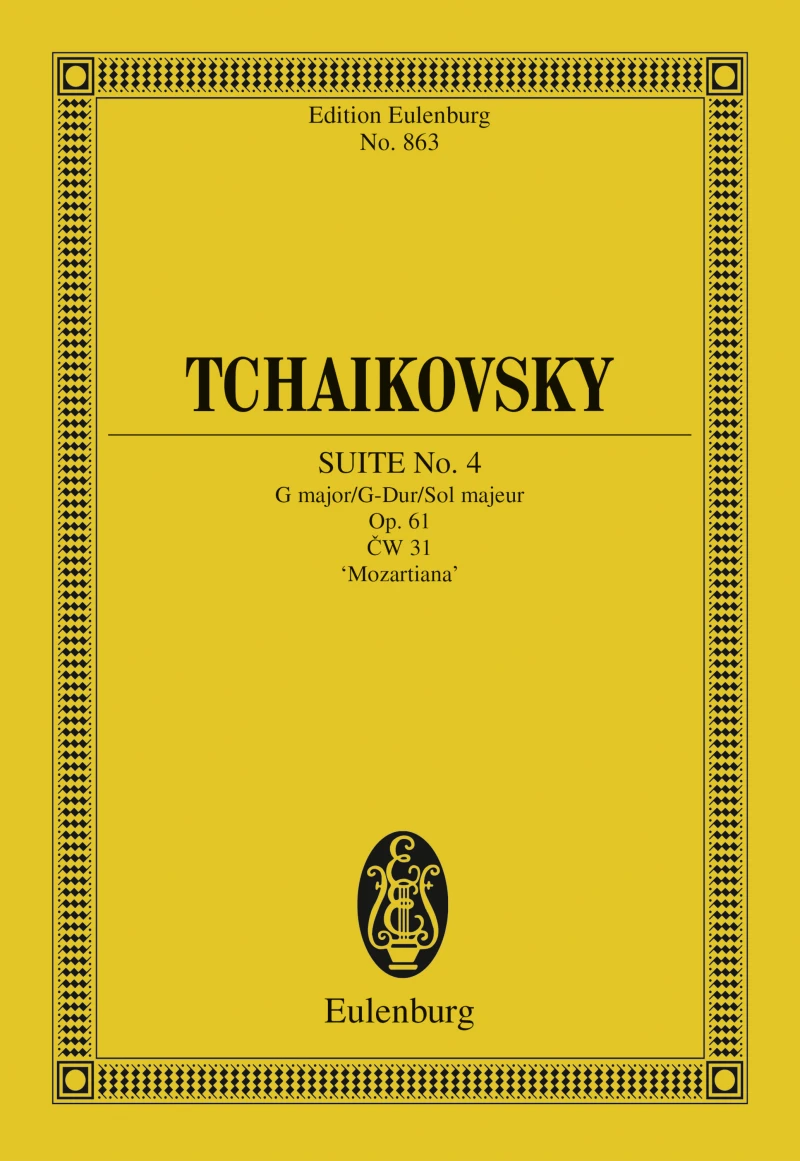 Portada: Suite No. 4 G major