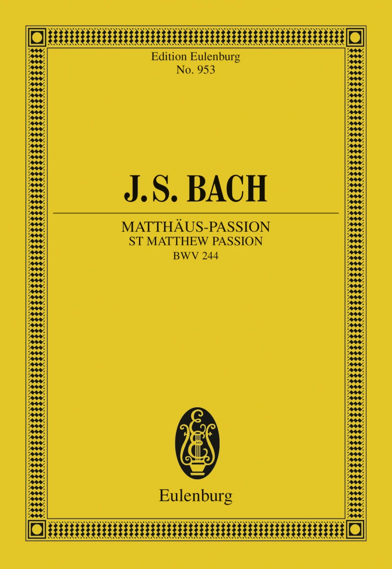 Portada: St Matthew Passion