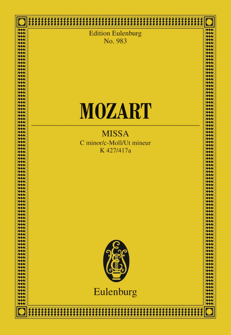 Portada: Missa C minor