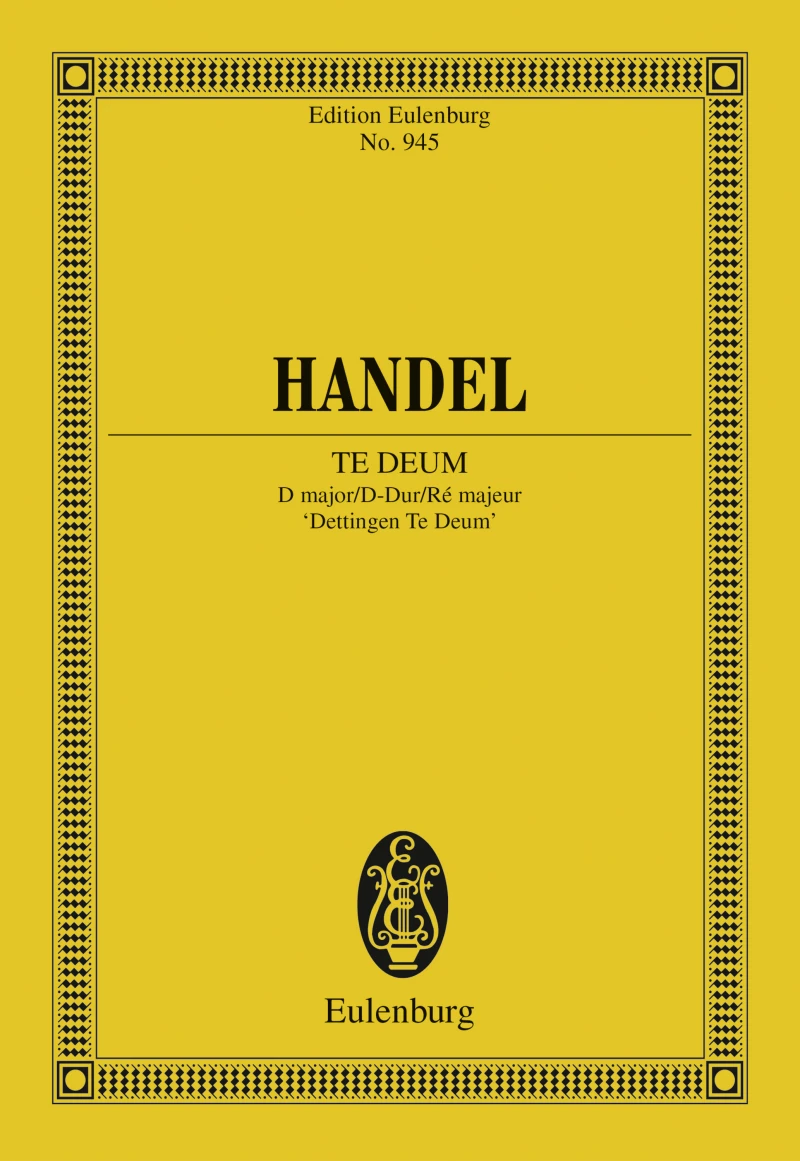 Portada: Te Deum D major