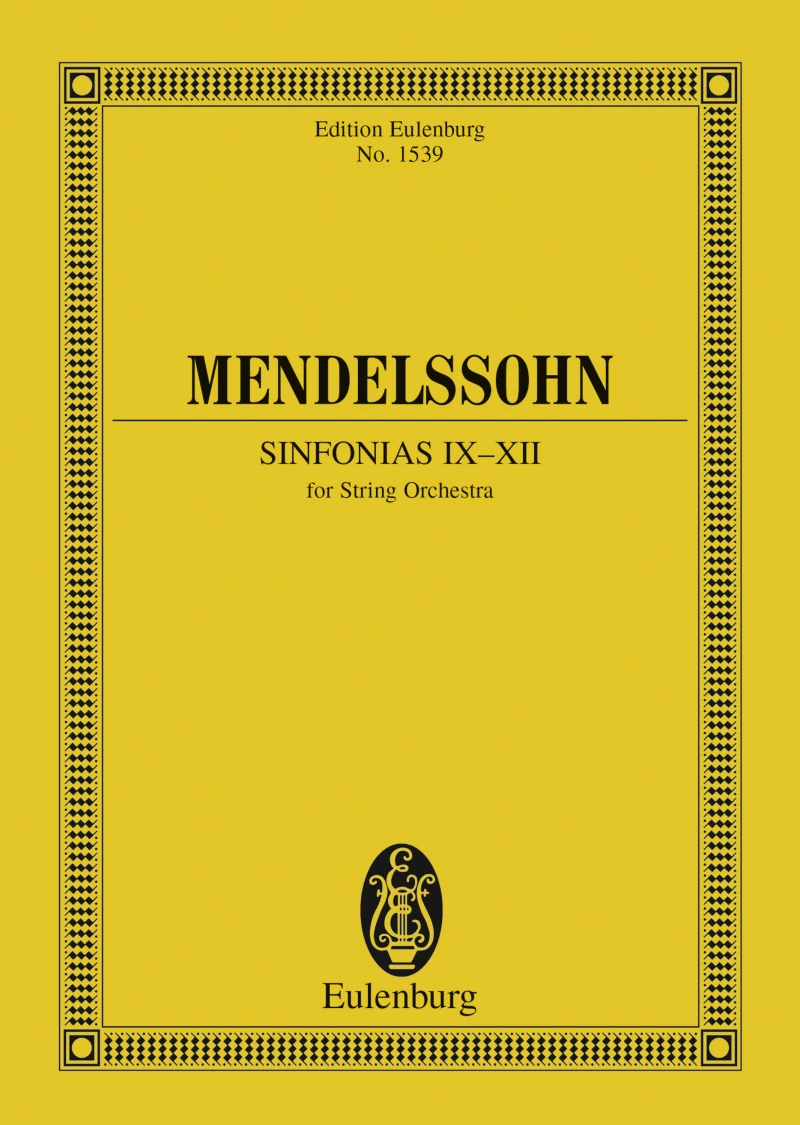Portada: Sinfonias IX-XII