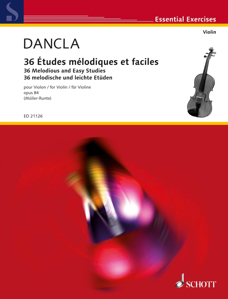Portada: 36 Melodious and Easy Studies