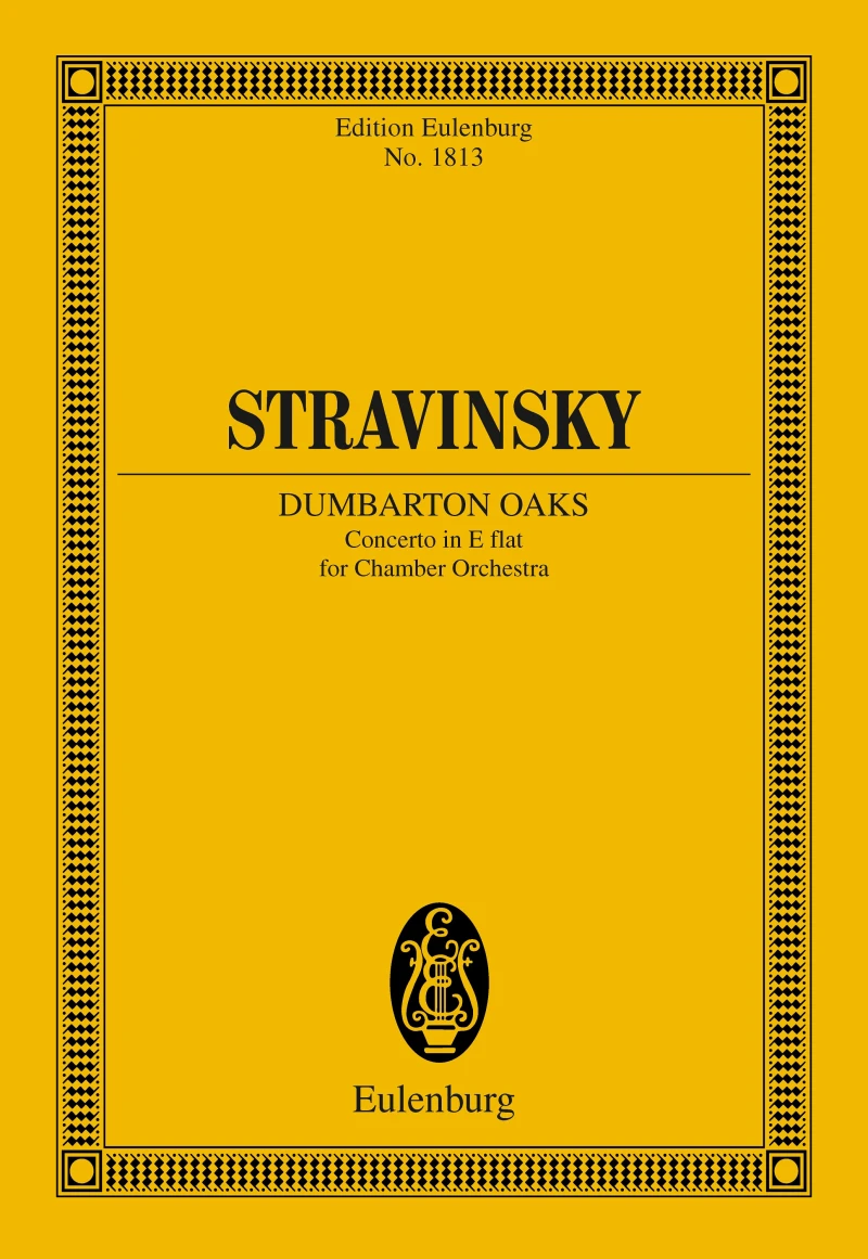 Portada: Concerto in Eb "Dumbarton Oaks"