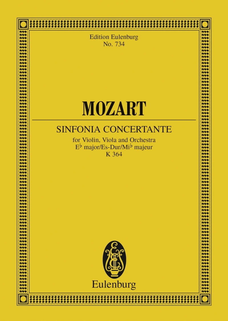 Portada: Sinfonia concertante Eb major