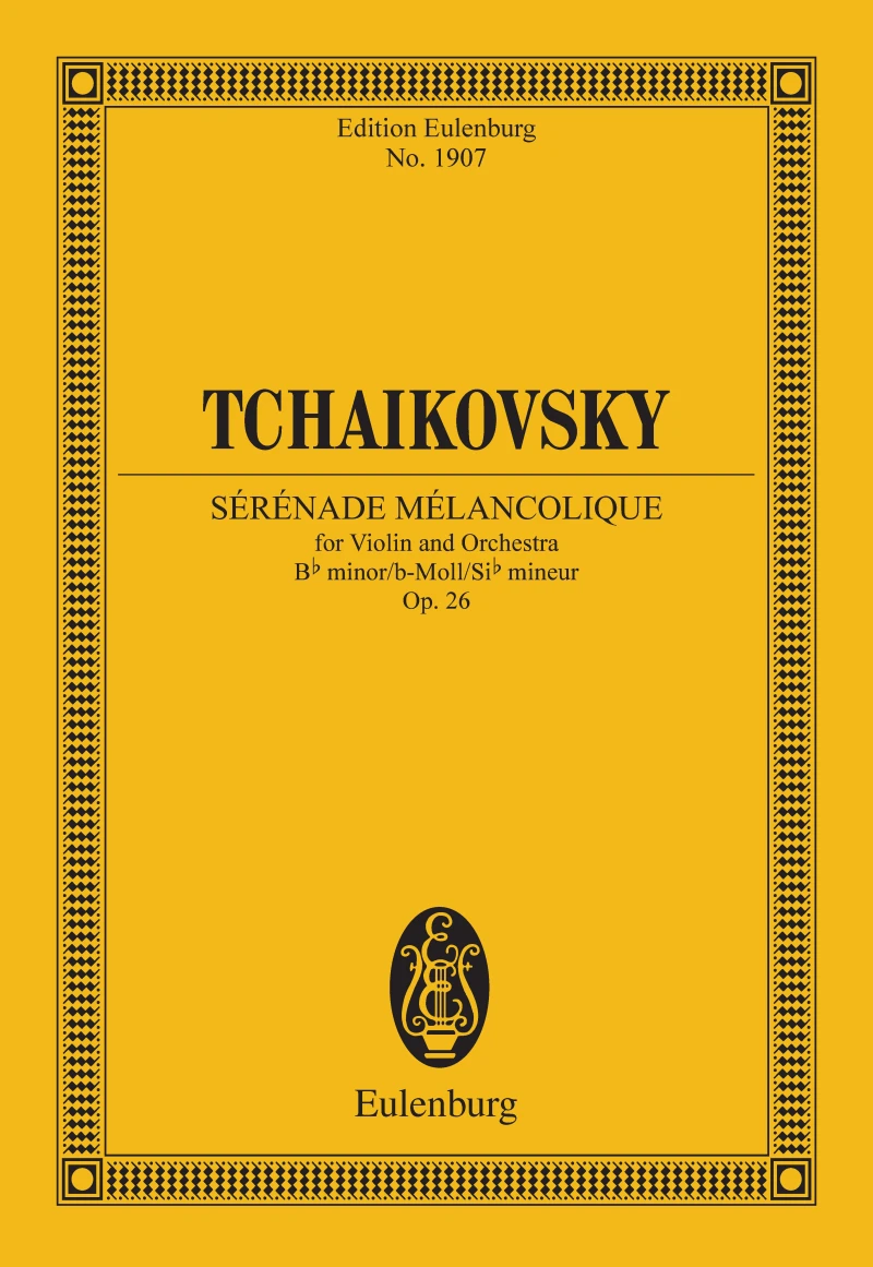 Portada: Sérénade mélancolique Bb minor