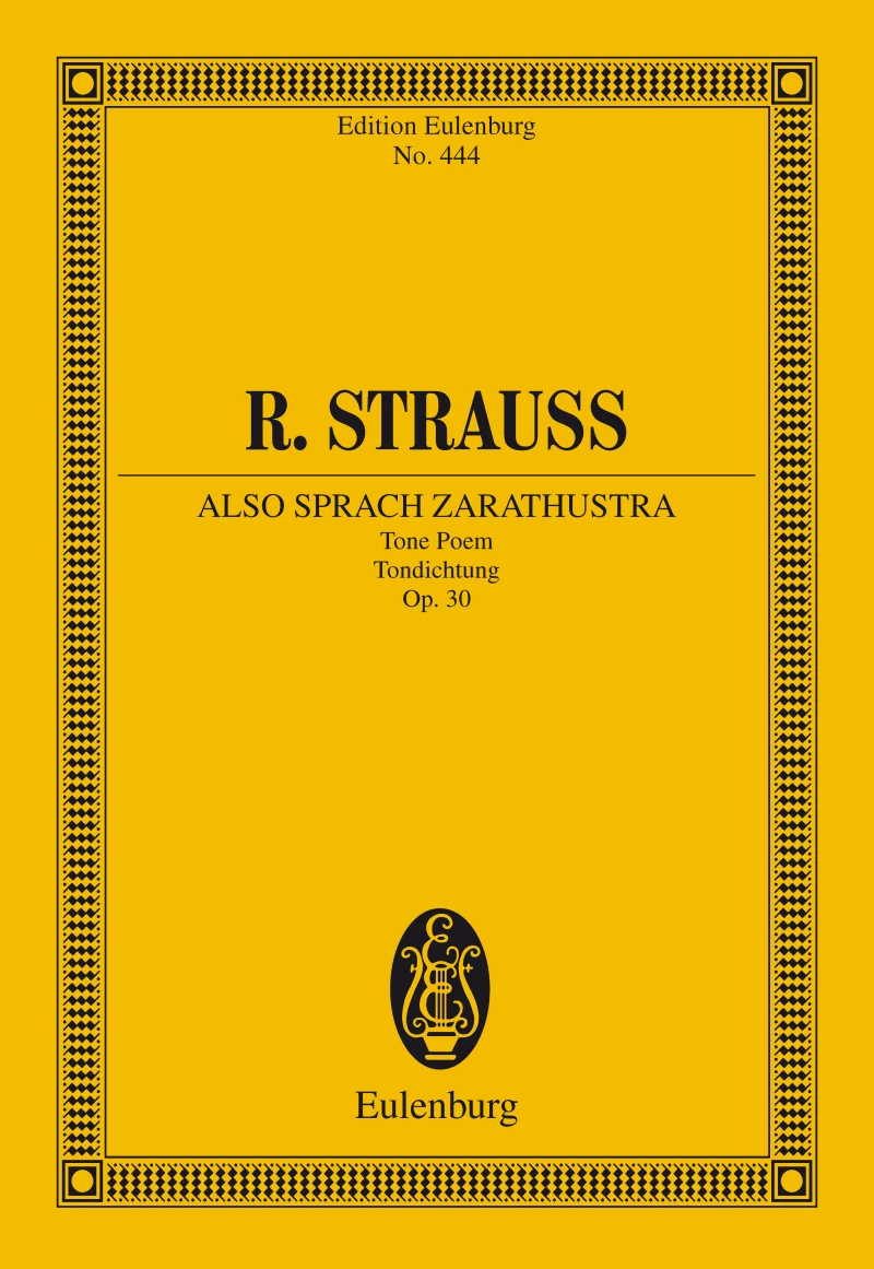 Portada: Also sprach Zarathustra