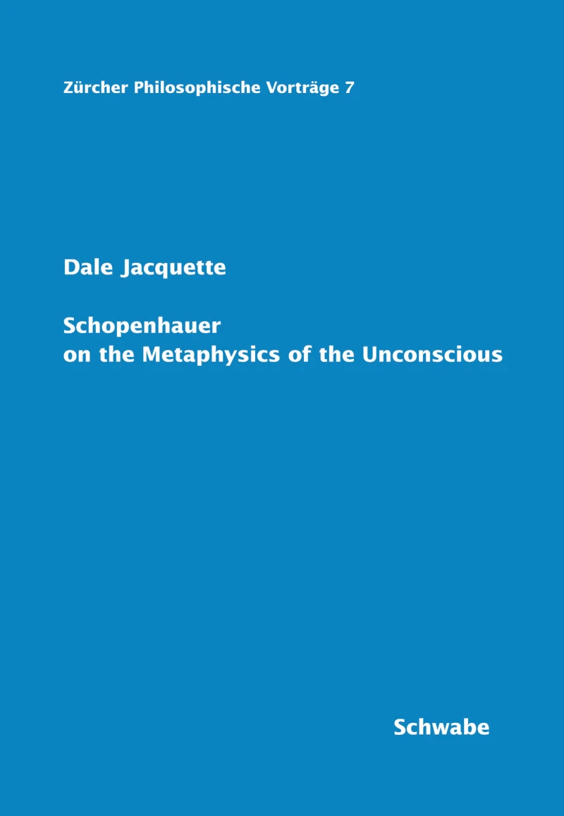 Portada: Schopenhauer on the Metaphysics of the Unconscious