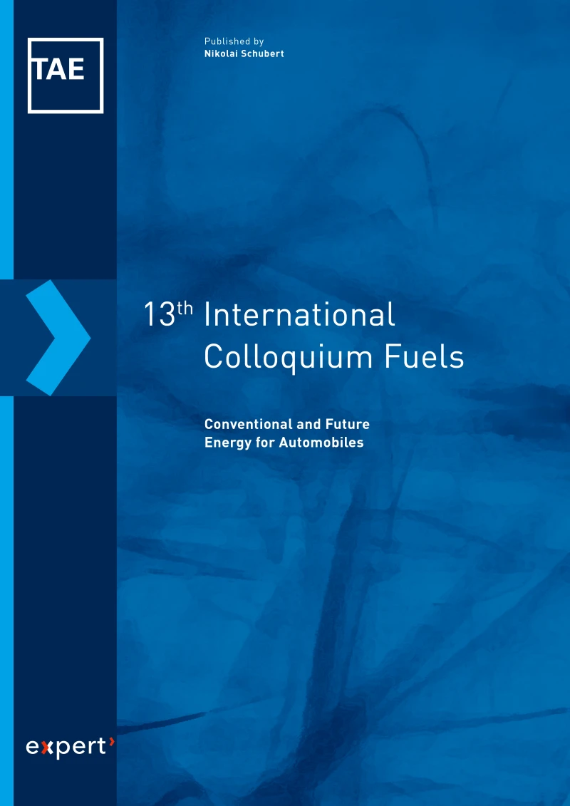 Portada: 13th International Colloquium Fuels