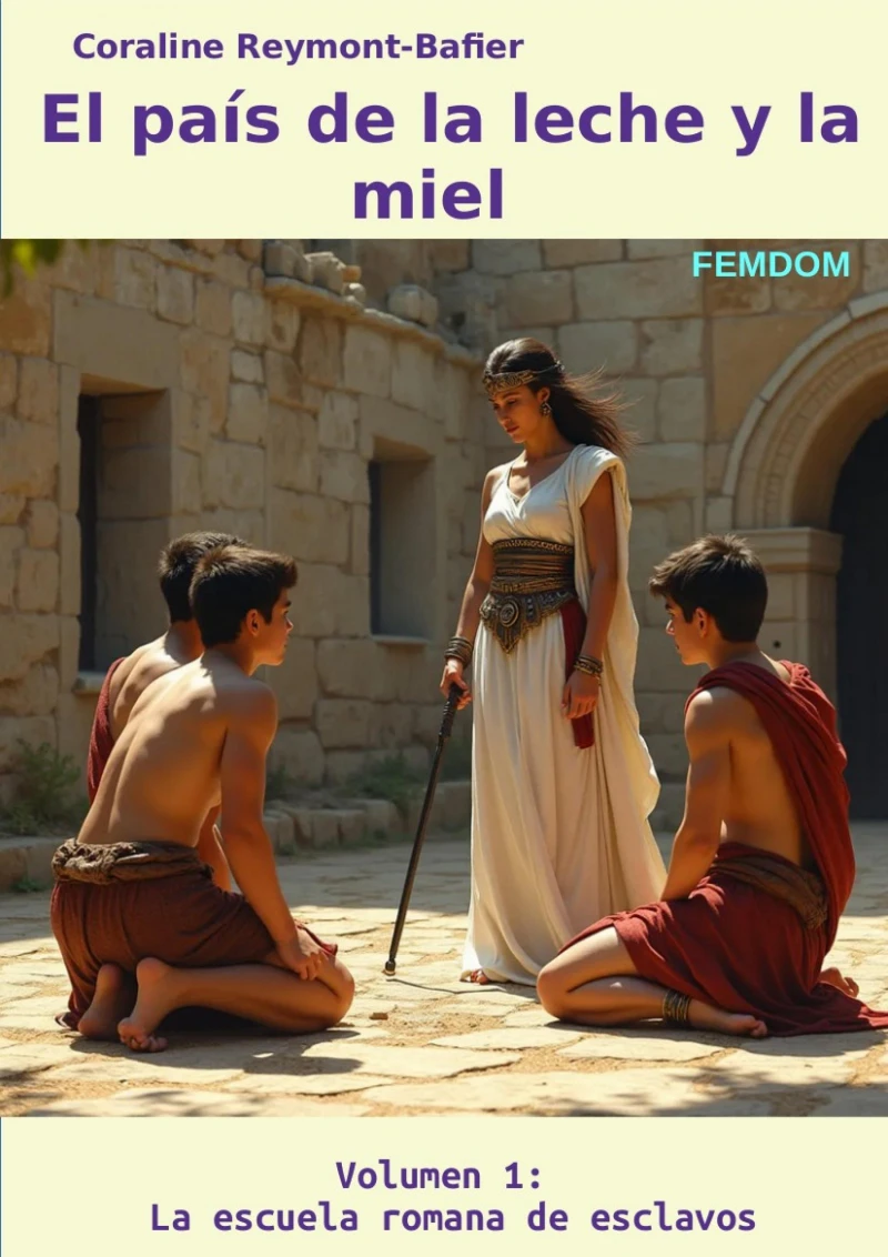 Portada: El país de la leche y la miel Volumen 1: La escuela romana de esclavos