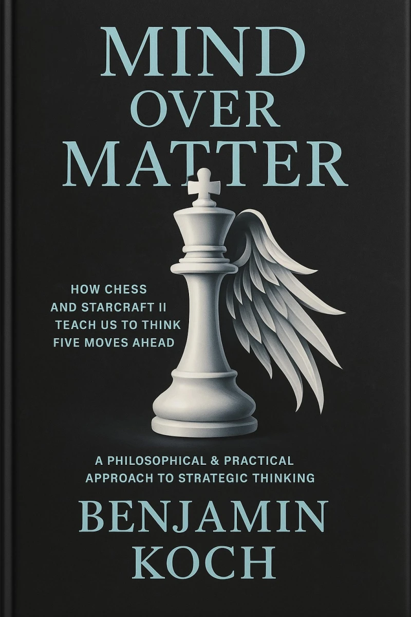 Portada: MIND OVER MATTER: How Chess and StarCraft II Teach Us to Think Five Moves Ahead