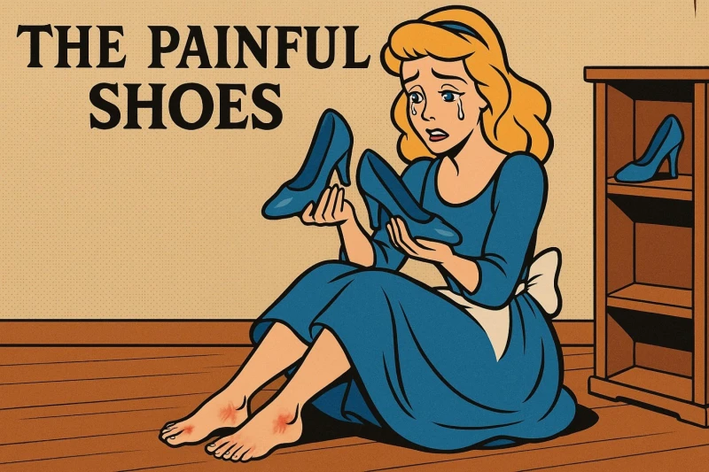 Portada: The painful Shoes