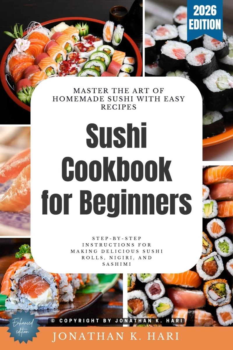 Portada: Sushi Cookbook for Beginners: