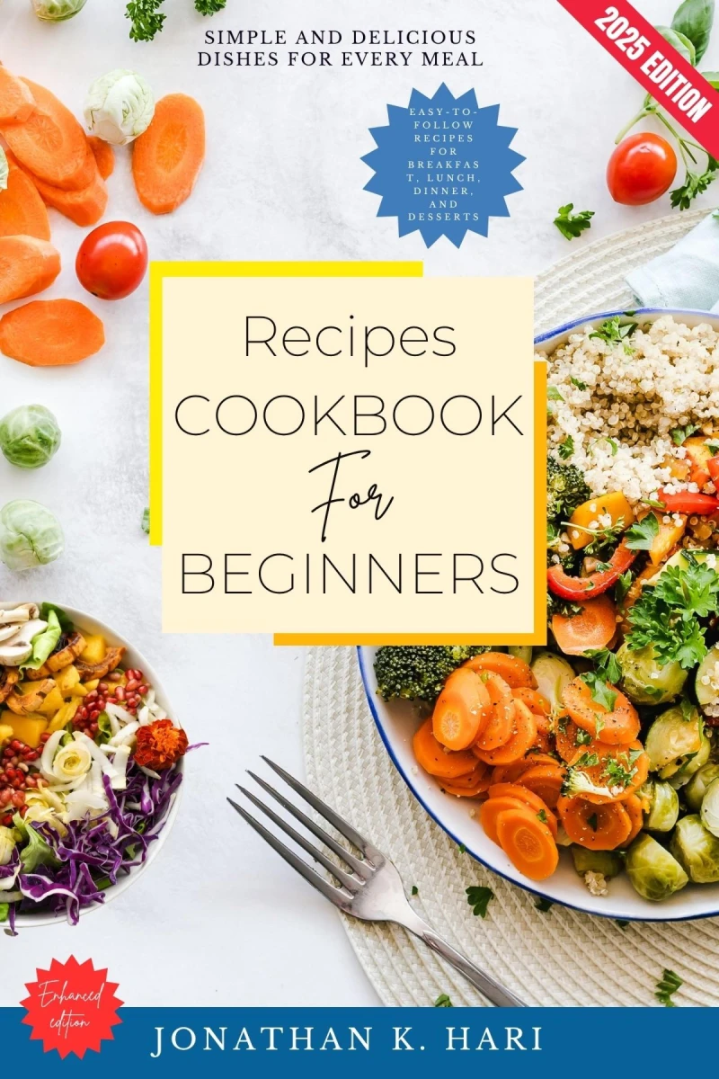 Portada: Recipes Cookbook for Beginners: