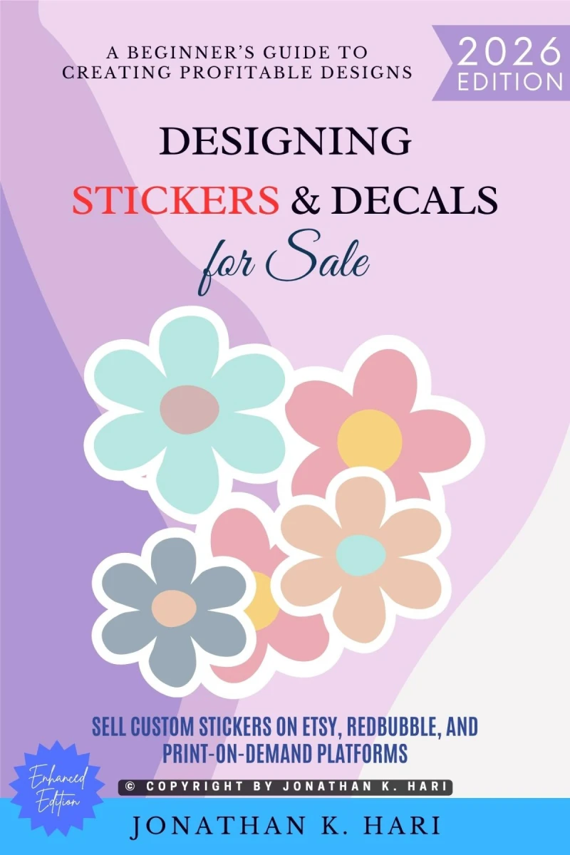 Portada: Designing Stickers & Decals for Sale: