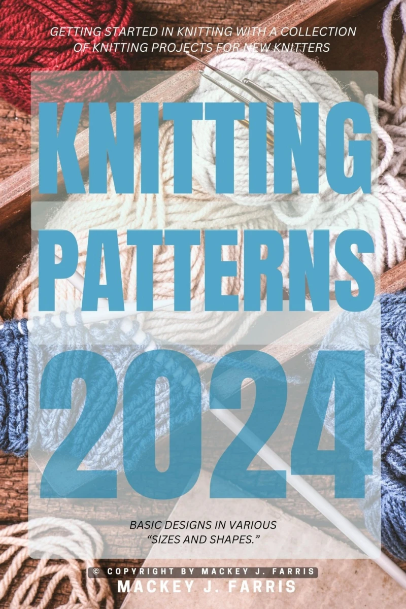 Portada: Knitting Patterns 2024:
